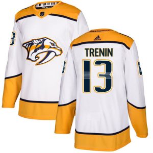 adidas predators #13 yakov trenin white road authentic stitched nhl cheap jersey