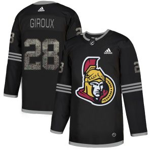 cheap Adidas Senators #28 Claude Giroux Black Authentic Classic Stitched NHL Jersey