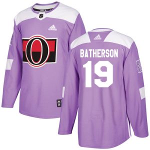 adidas senators #19 drake batherson purple authentic fights cancer stitched nhl elite jersey