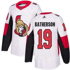 cheap Adidas Senators #19 Drake Batherson White Road Authentic Stitched NHL Jersey