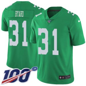 eagles #31 kevin byard green youth stitched nfl limited rush 100th season wholesale jersey