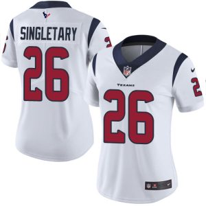 texans #26 devin singletary white women's stitched nfl vapor untouchable limited cheap jersey