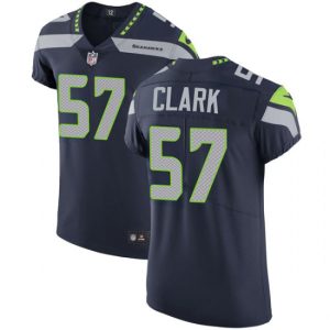 seahawks #57 frank clark steel blue team color men's stitched nfl vapor untouchable elite cheap jersey