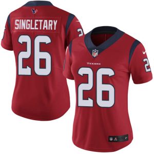 elite Texans #26 Devin Singletary Red Alternate Women's Stitched NFL Vapor Untouchable Limited Jersey