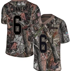 Cardinals #6 James Conner Camo Youth Stitched NFL Limited Rush Realtree Jersey