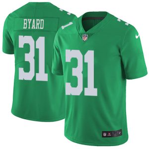 eagles #31 kevin byard green men's stitched nfl limited rush elite jersey