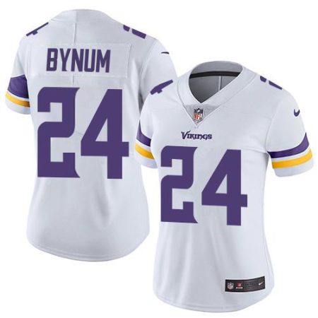 Vikings #24 Camryn Bynum White Women's Stitched NFL Vapor Untouchable Limited Jersey