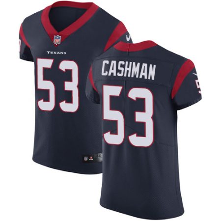 Texans #53 Blake Cashman Navy Blue Team Color Men's Stitched NFL Vapor Untouchable Elite Jersey