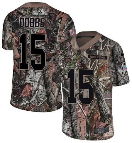 vikings #15 josh dobbs camo men's stitched nfl limited rush realtree elite jersey