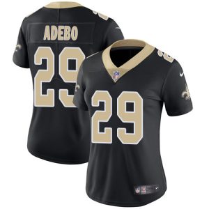 cheap Saints #29 Paulson Adebo Black Team Color Women's Stitched NFL Vapor Untouchable Limited Jersey