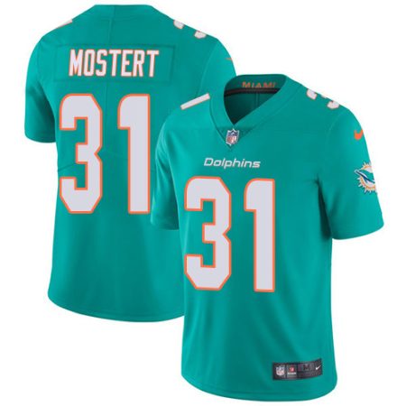 cheap Dolphins #31 Raheem Mostert Aqua Green Team Color Youth Stitched NFL Vapor Untouchable Limited Jersey