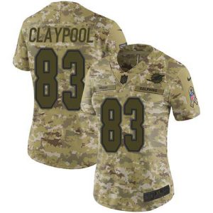 Dolphins #83 Chase Claypool White Men's Stitched NFL Vapor Untouchable Limited Jersey