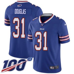 Bills #31 Rasul Douglas Royal Blue Team Color Men's Stitched NFL 100th Season Vapor Untouchable Limited Jersey