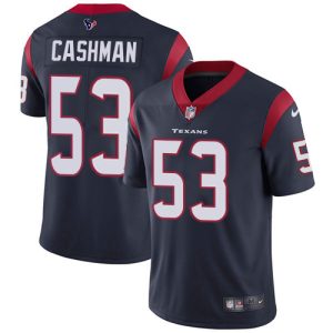 texans #53 blake cashman navy blue team color men's stitched nfl vapor untouchable limited cheap jersey