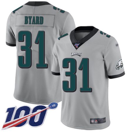 cheap Eagles #31 Kevin Byard Silver Youth Stitched NFL Limited Inverted Legend 100th Season Jersey