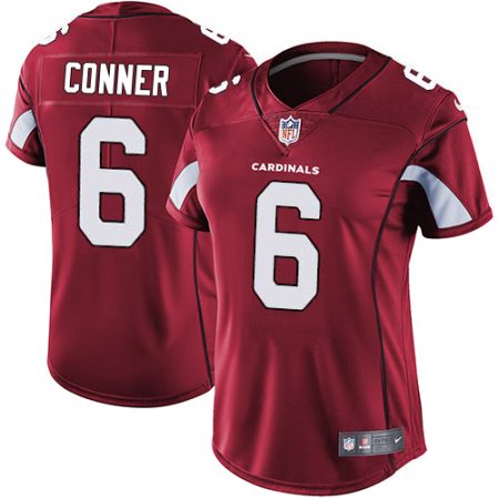 cheap Cardinals #6 James Conner Red Team Color Women's Stitched NFL Vapor Untouchable Limited Jersey