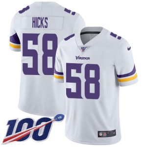 cheap Vikings #58 Jordan Addison White Youth Stitched NFL 100th Season Vapor Untouchable Limited Jersey