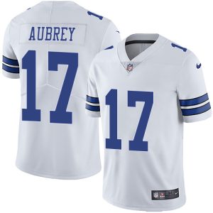 Cowboys #17 Brandon Aubrey White Youth Stitched NFL Vapor Untouchable Limited Jersey