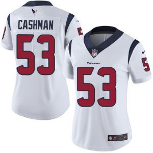 Texans #53 Blake Cashman White Women's Stitched NFL Vapor Untouchable Limited Jersey