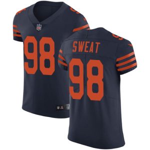 Bears #98 Montez Sweat Navy Blue Alternate Men's Stitched NFL Vapor Untouchable Elite Jersey