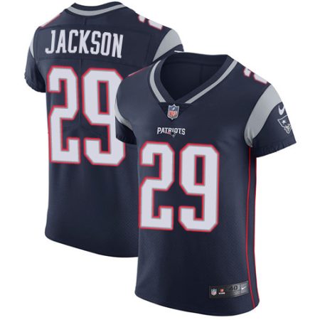 wholesale Patriots #29 J.C. Jackson Navy Blue Team Color Men's Stitched NFL Vapor Untouchable Elite Jersey