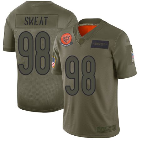 cheap Bears #98 Montez Sweat Camo Youth Stitched NFL Limited 2019 Salute To Service Jersey