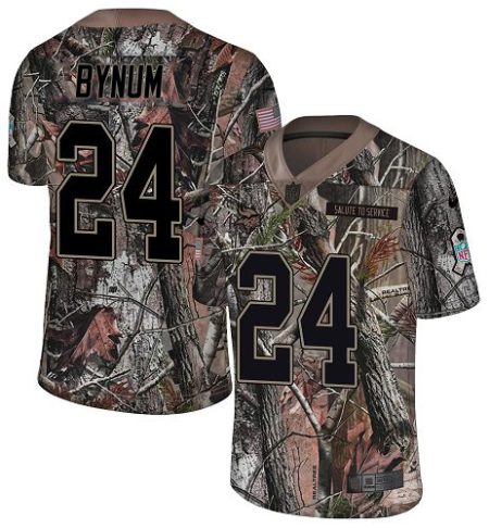 vikings #24 camryn bynum camo men's stitched nfl limited rush realtree wholesale jersey