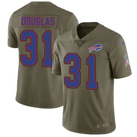 elite Bills #31 Rasul Douglas Olive Youth Stitched NFL Limited 2017 Salute To Service Jersey