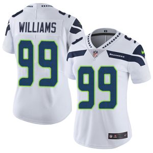 Seahawks #99 Leonard Williams White Women's Stitched NFL Vapor Untouchable Limited Jersey