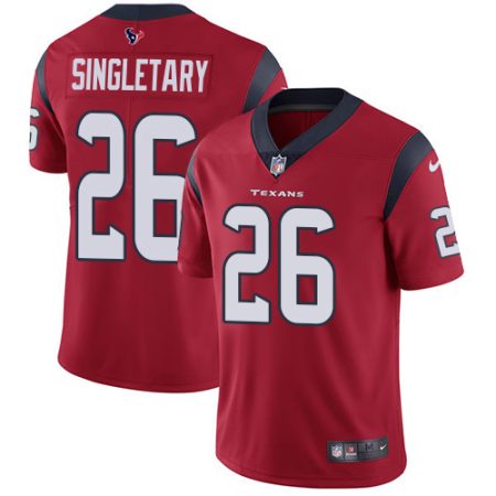 elite Texans #26 Devin Singletary Red Alternate Youth Stitched NFL Vapor Untouchable Limited Jersey