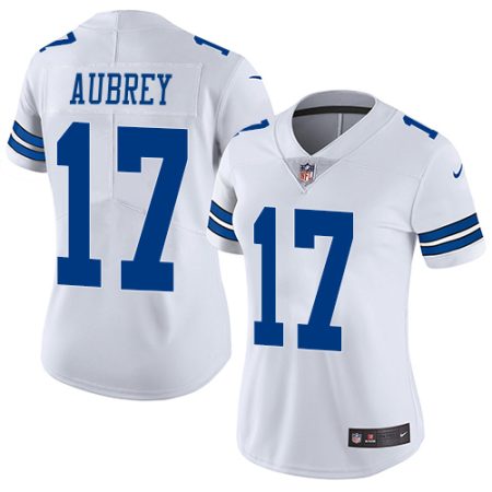 wholesale Cowboys #17 Brandon Aubrey White Women's Stitched NFL Vapor Untouchable Limited Jersey