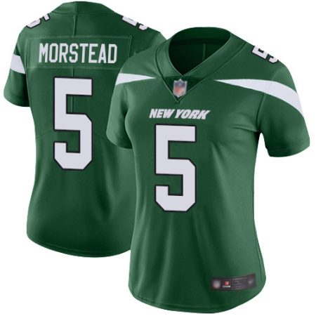 cheap Jets #5 Thomas Morstead Green Team Color Women's Stitched NFL Vapor Untouchable Limited Jersey