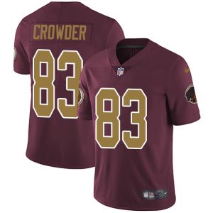 elite Commanders #83 Jamison Crowder Burgundy Red Alternate Youth Stitched NFL Vapor Untouchable Limited Jersey