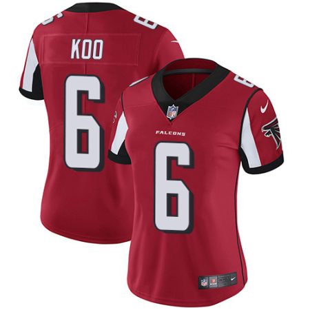 falcons #6 younghoe koo red team color stitched women's nfl vapor untouchable limited cheap jersey