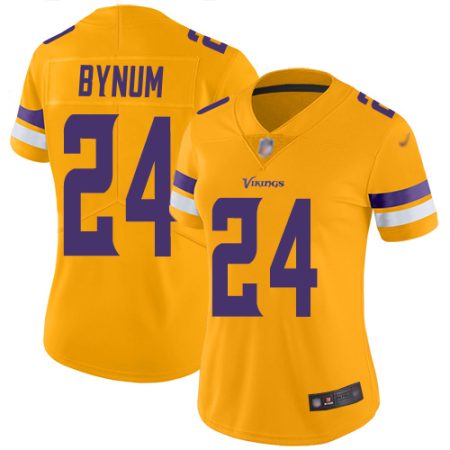 vikings #24 camryn bynum gold women's stitched nfl limited inverted legend wholesale jersey