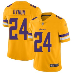 elite Vikings #24 Camryn Bynum Gold Youth Stitched NFL Limited Inverted Legend Jersey