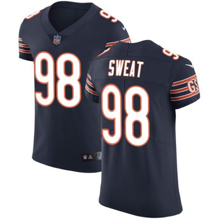 Bears #98 Montez Sweat Navy Blue Team Color Men's Stitched NFL Vapor Untouchable Elite Jersey