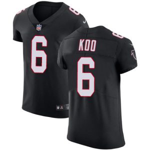 falcons #6 younghoe koo black alternate men's stitched nfl new elite wholesale jersey