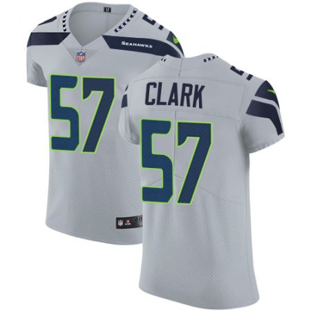 seahawks #57 frank clark grey alternate men's stitched nfl new elite elite jersey