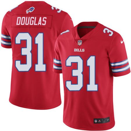 Bills #31 Rasul Douglas Red Youth Stitched NFL Limited Rush Jersey