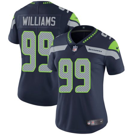 seahawks #99 leonard williams steel blue team color women's stitched nfl vapor untouchable limited cheap jersey