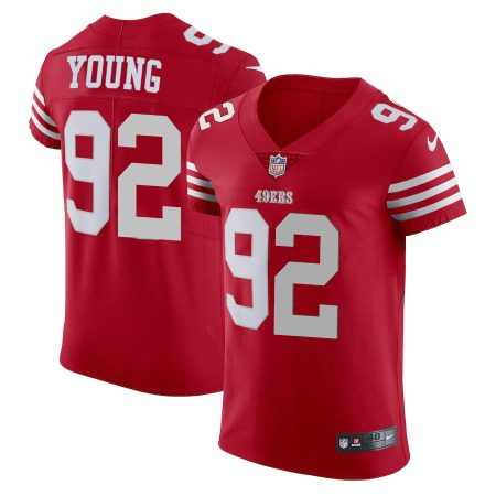 elite San Francisco 49ers #92 Chase Young Scarlet Men's 2022-23 Authentic Stitched NFL Vapor Untouchable Elite Jersey