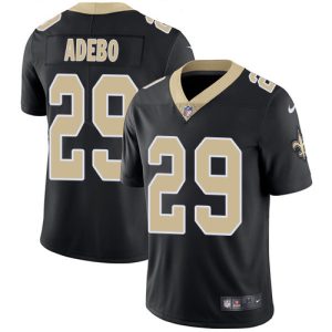 Saints #29 Paulson Adebo Black Team Color Youth Stitched NFL Vapor Untouchable Limited Jersey