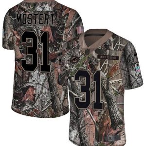 cheap Dolphins #31 Raheem Mostert Camo Men's Stitched NFL Limited Rush Realtree Jersey