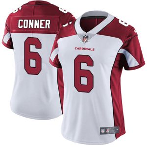 cheap Cardinals #6 James Conner White Women's Stitched NFL Vapor Untouchable Limited Jersey