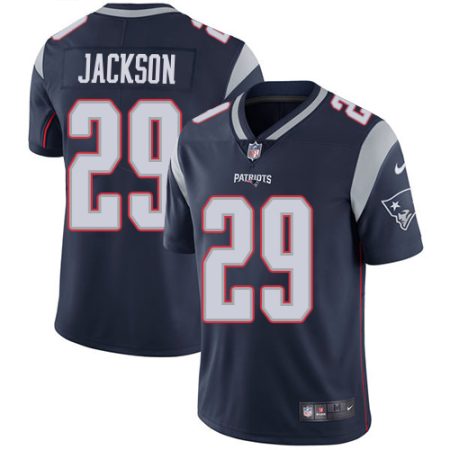 Patriots #29 J.C. Jackson Navy Blue Team Color Men's Stitched NFL Vapor Untouchable Limited Jersey