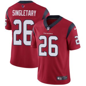 cheap Texans #26 Devin Singletary Red Alternate Men's Stitched NFL Vapor Untouchable Limited Jersey