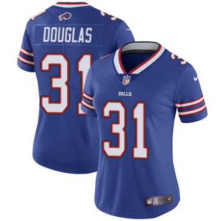 elite Bills #31 Rasul Douglas Royal Blue Team Color Women's Stitched NFL Vapor Untouchable Limited Jersey