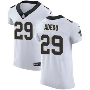 Saints #29 Paulson Adebo White Men's Stitched NFL Vapor Untouchable Elite Jersey