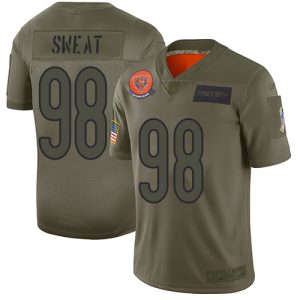 bears #98 montez sweat camo men's stitched nfl limited 2019 salute to service wholesale jersey